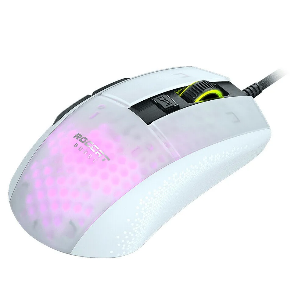 ROCCAT Gaming Mouse Burst Pro AIMO White RBG Light-Weight