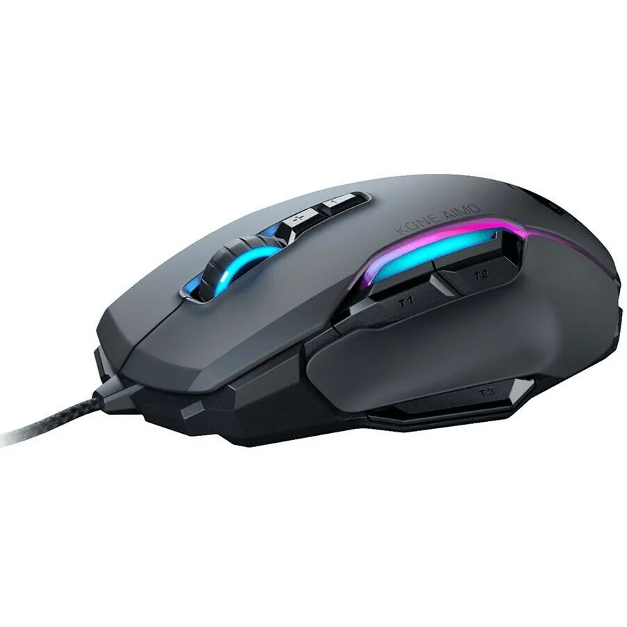 ROCCAT Gaming Mouse Kone AIMO Remastered Updated Black