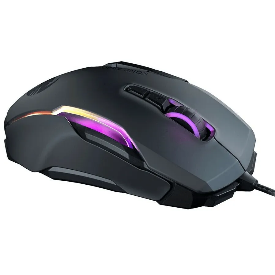 ROCCAT Gaming Mouse Kone AIMO Remastered Updated Black