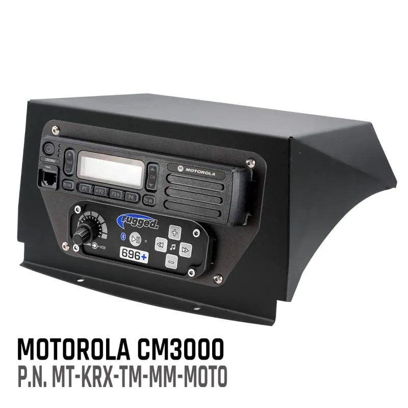 Rugged Radios Kawasaki KRX Multi-Mount Kit - Top Mount - for Rugged Radios UTV Intercoms and Radios - Kenwood TK7360