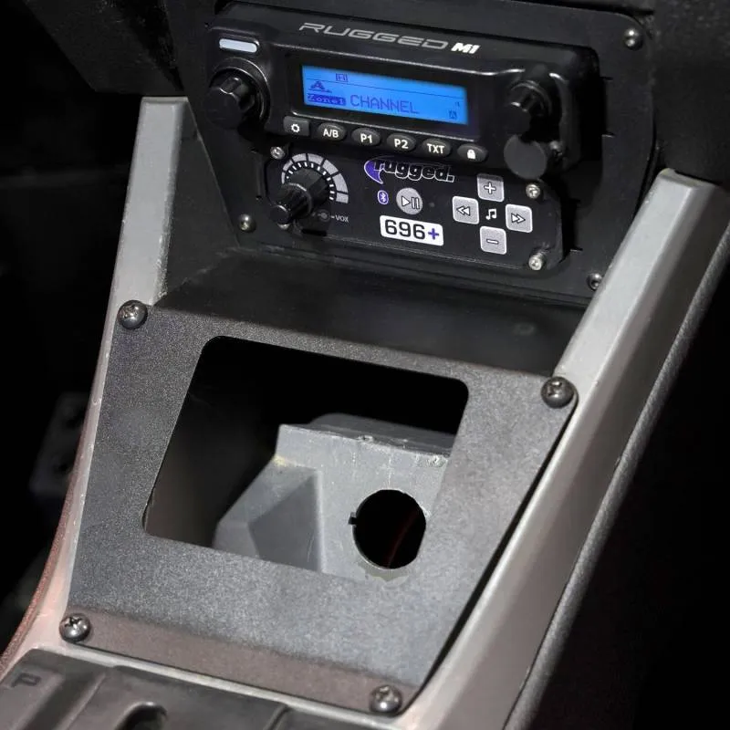 Rugged Radios Lower Accessory Panel - Switch Pros 8 - Polaris RZR PRO XP/RZR Turbo R/RZR PRO R Dash Mount Radio/Intercom