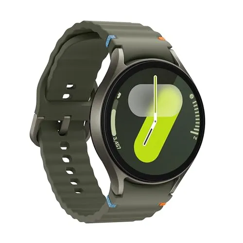 Samsung Galaxy Watch 7 (44mm, Green, BT LTE) with 3nm Processor | Dual GPS | Sapphire Glass & Armour Aluminum | 5ATM & IP68 | HR, SpO2, BP & ECG Monitor