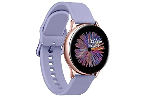 SAMSUNG Galaxy Watch Active 2 (40mm, GPS, Bluetooth) Smart Watch with Advanced Health Monitoring, Fitness Tracking, and Long Lasting Battery - Rose Gold (US Version) (Renewed)