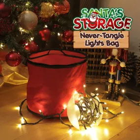 Santa's Storage Never Tangle Lights Bag