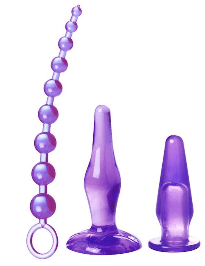 Share Satisfaction Anal Trainer Kit 9 inch