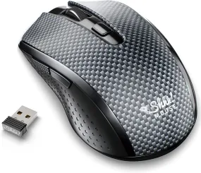 SHHHMOUSE Silent Mouse Wireless – Computer Mouse Wireless, Mouse for Laptop, Mouse USB, Mouse for Chromebook, Mouse Cordless, Mouse Inalambrico, PC Mouse, Computer Mice, Portable Mouse, Quiet Mouse