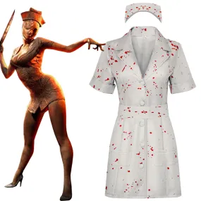 Silent Hill Nurse Halloween Cosplay Costume