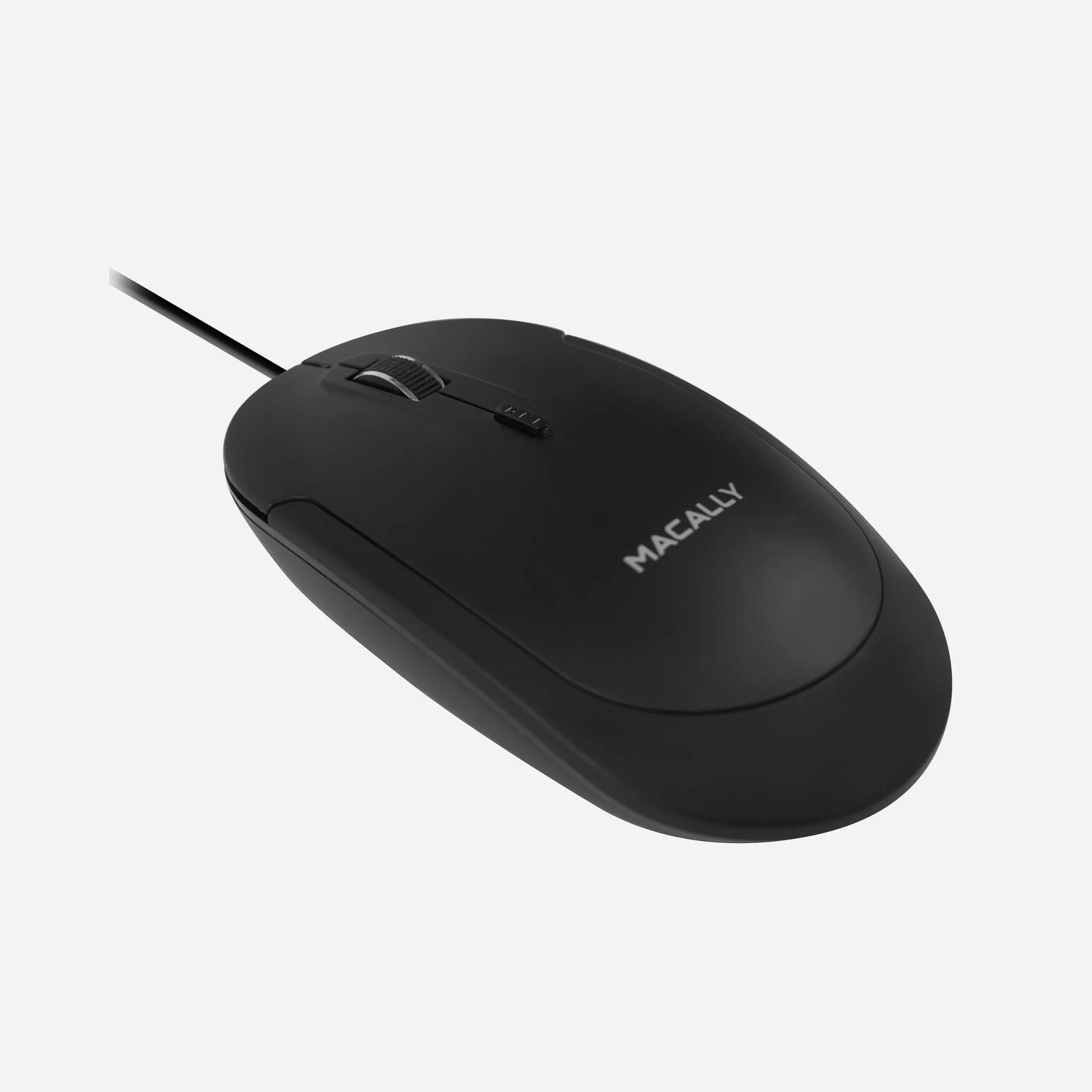 Silent USB C Mouse for Mac and PC (Black)