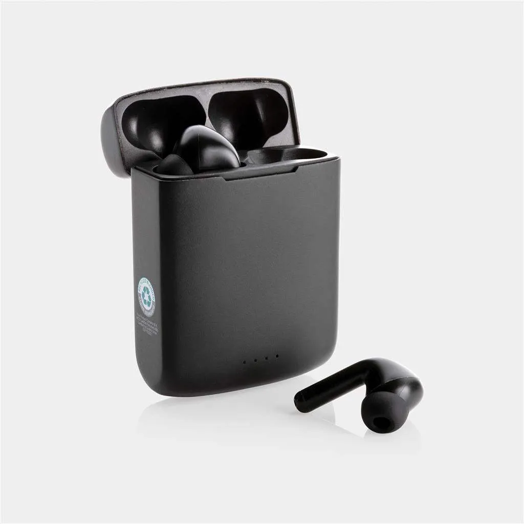 Skywave RCS Recycled Plastic Solar Earbuds