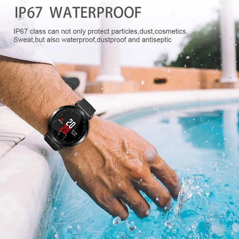 Smart Waterproof Watch Heart Rate Blood Pressure Sleep Monitoring