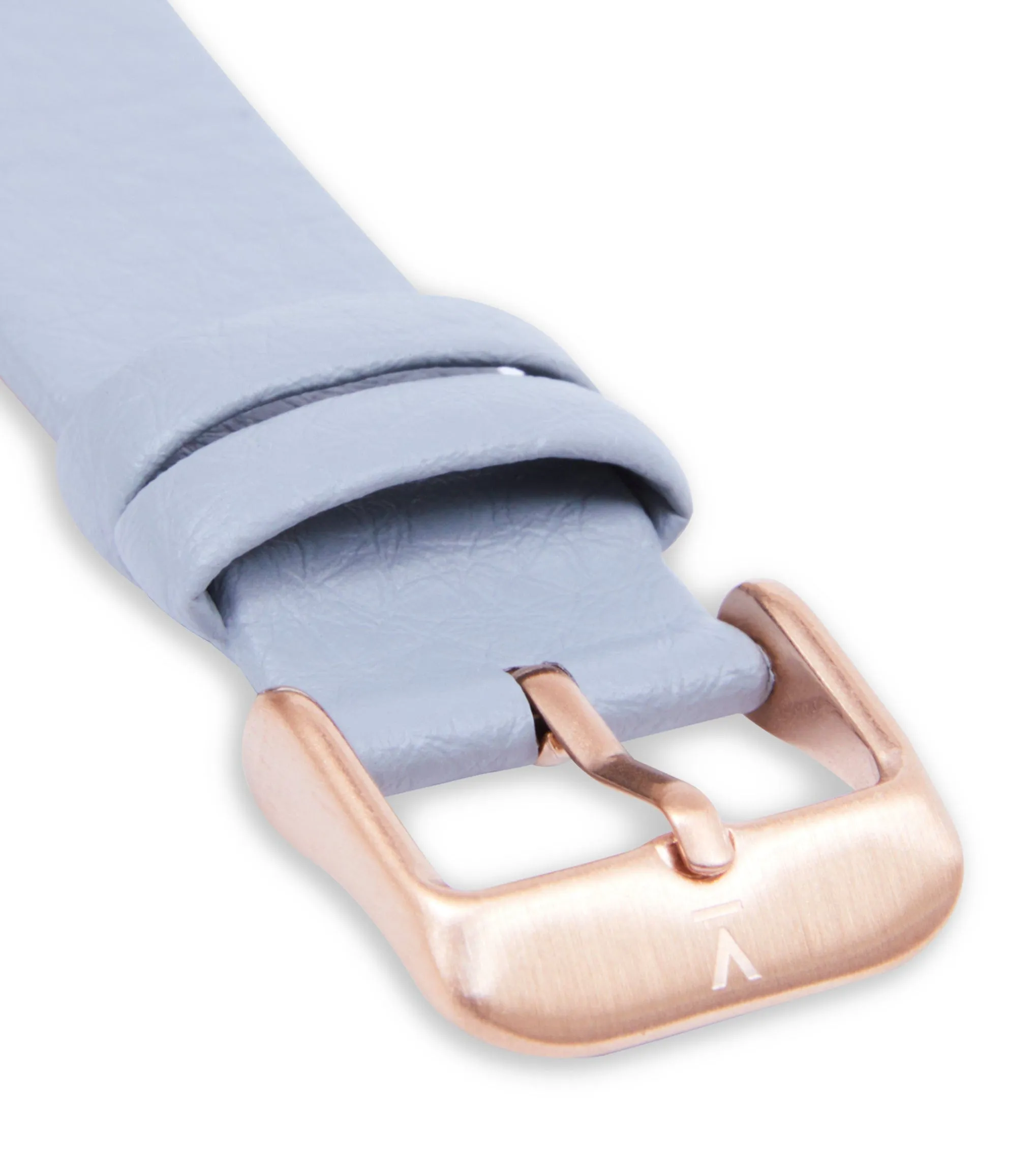 Solar Classic Appleskin Vegan Leather Watch | Rose Gold & Dove Grey