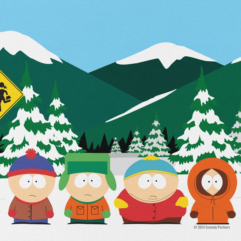 South Park Bus Stop Mouse Pad