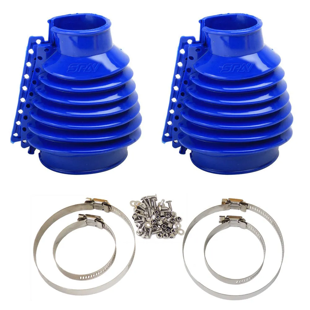 SPA TURBO Rear Swing Axle Boots Pair - Blue   Urethane Transmission Mount Kit for VW BUG/Beetle/Buggy/Baja