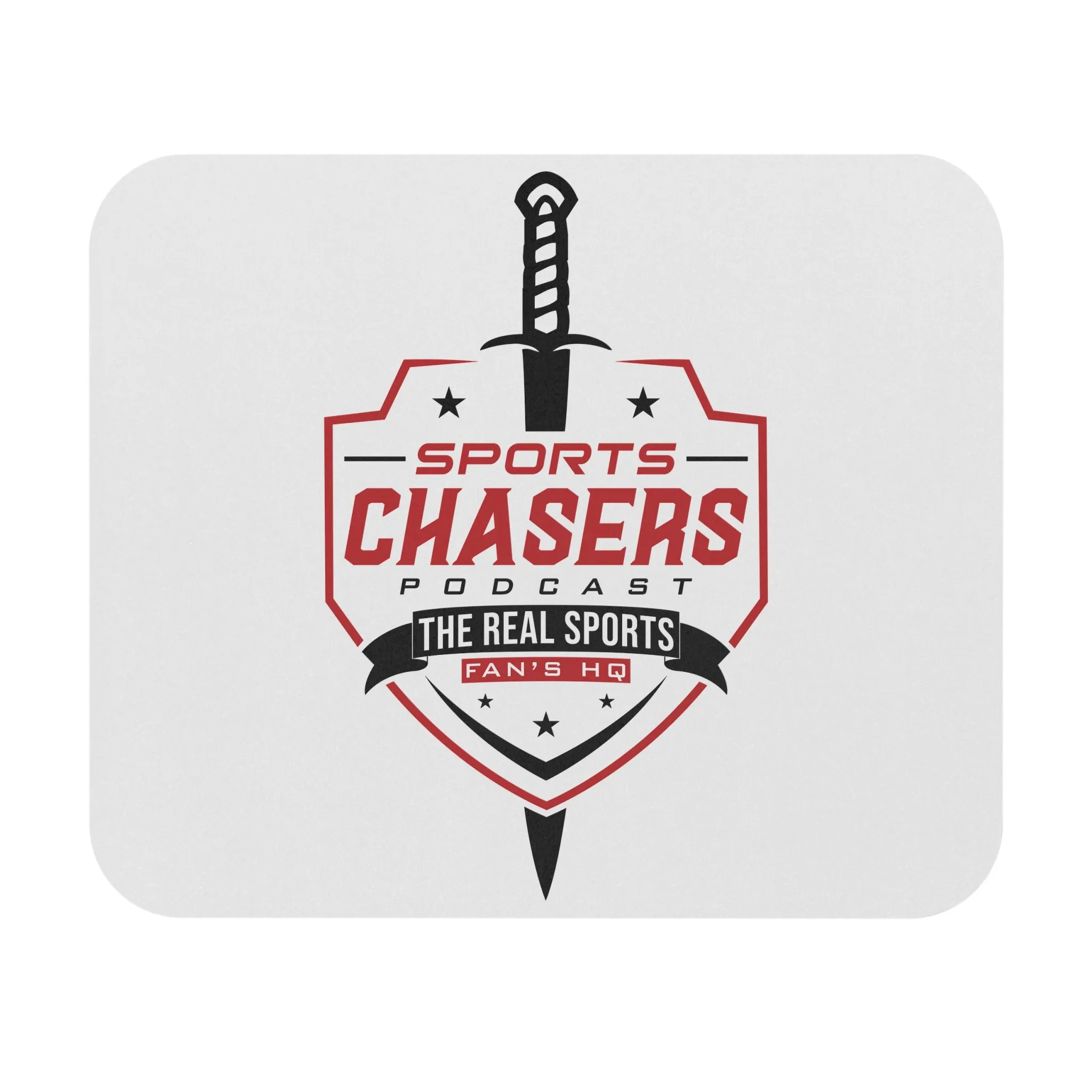 Sports Chasers Podcast "New" The Real Sports Fan's HQ", Mouse Pad (Rectangle)