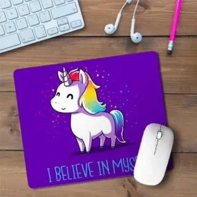 SXV STYLE 'I believe in my self - unicorn' Printed Mouse Pad