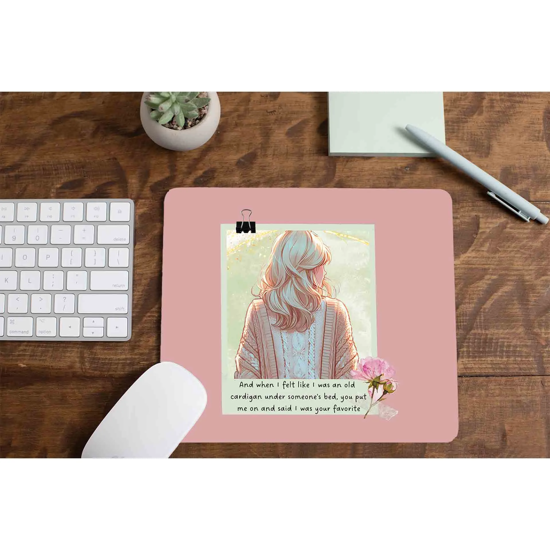 Taylor Swift Mousepad - Old Cardigan