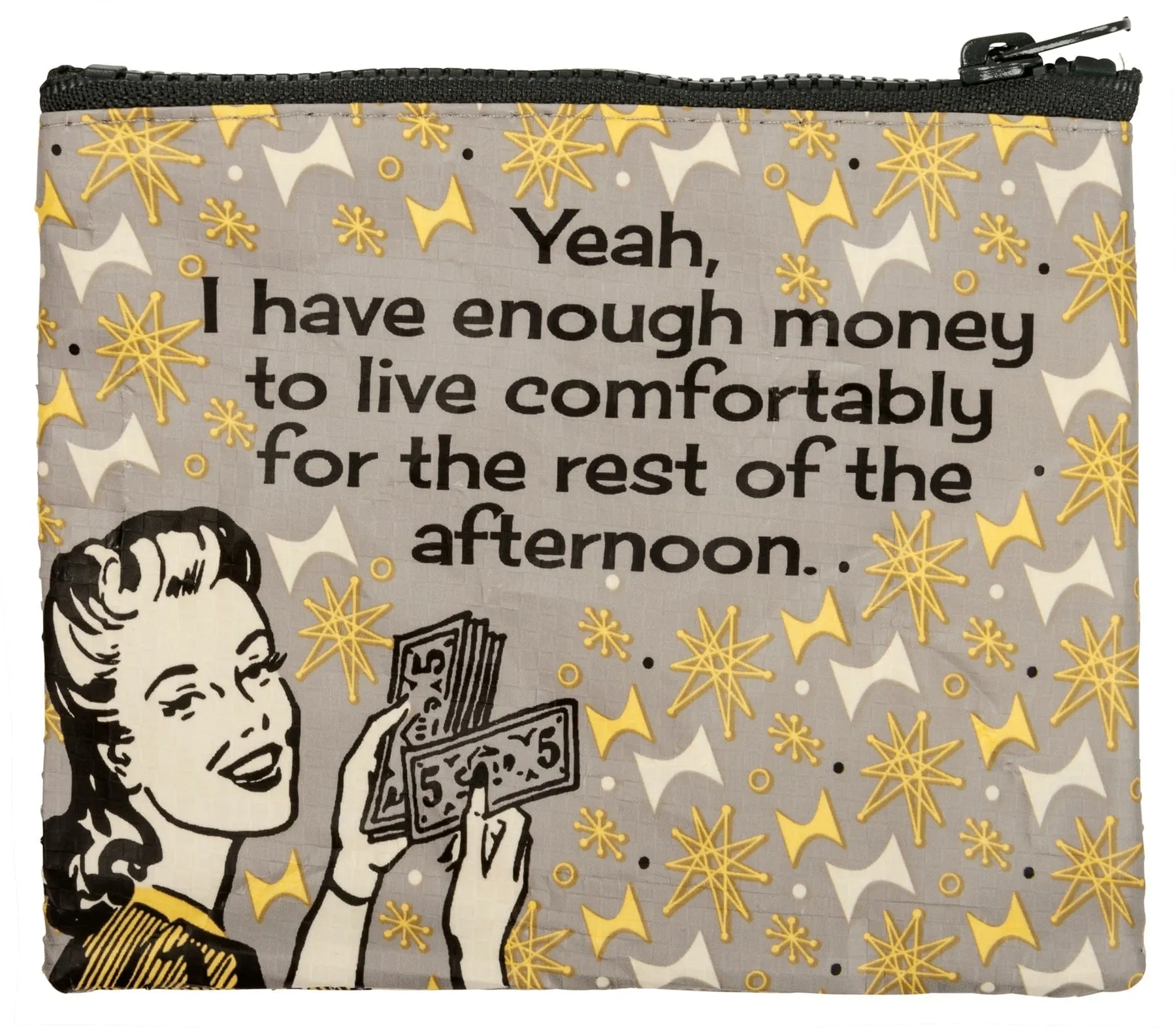 The Bullish Store Women's Recycled Material Coin Purse Pouch