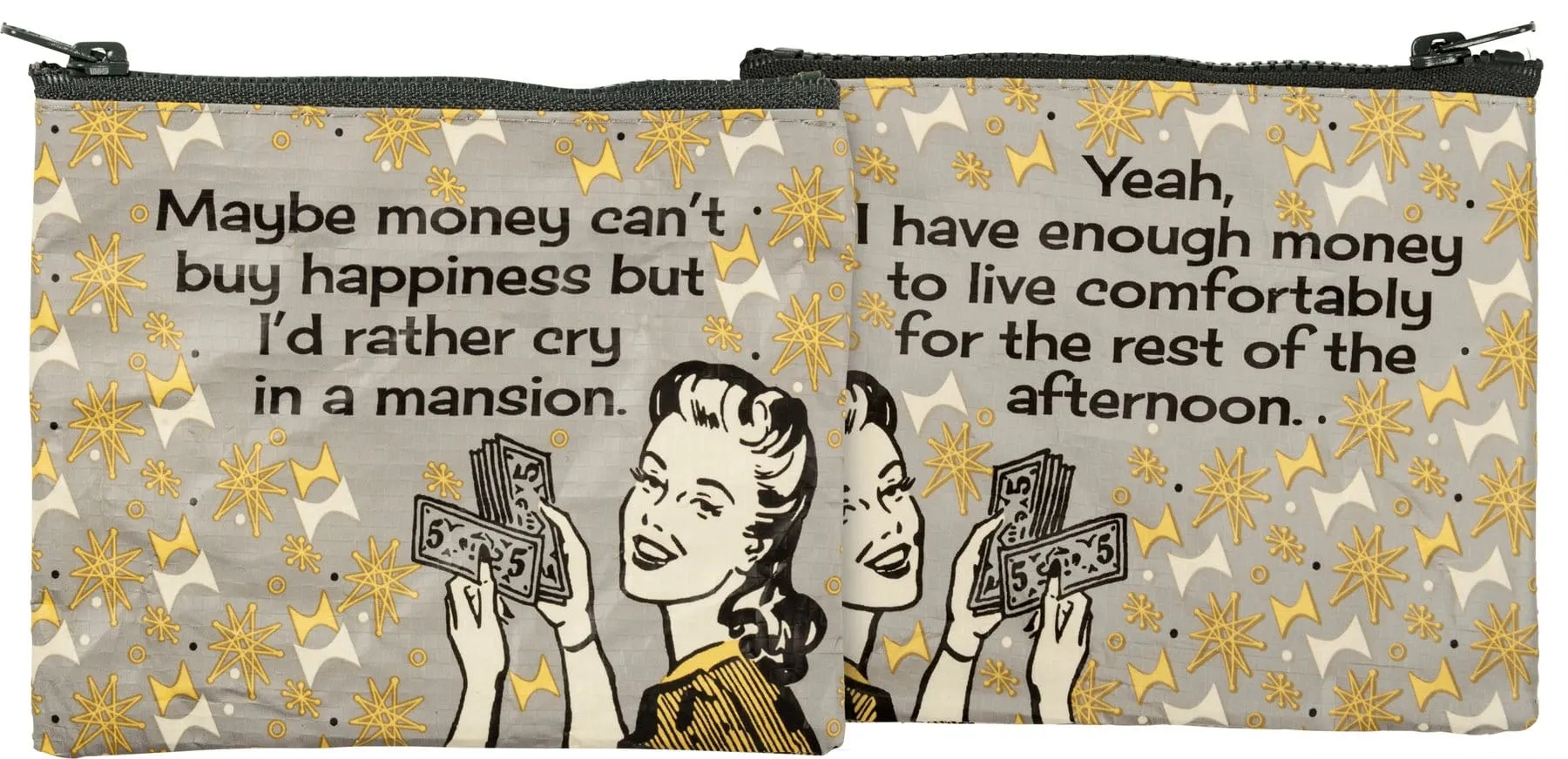 The Bullish Store Women's Recycled Material Coin Purse Pouch