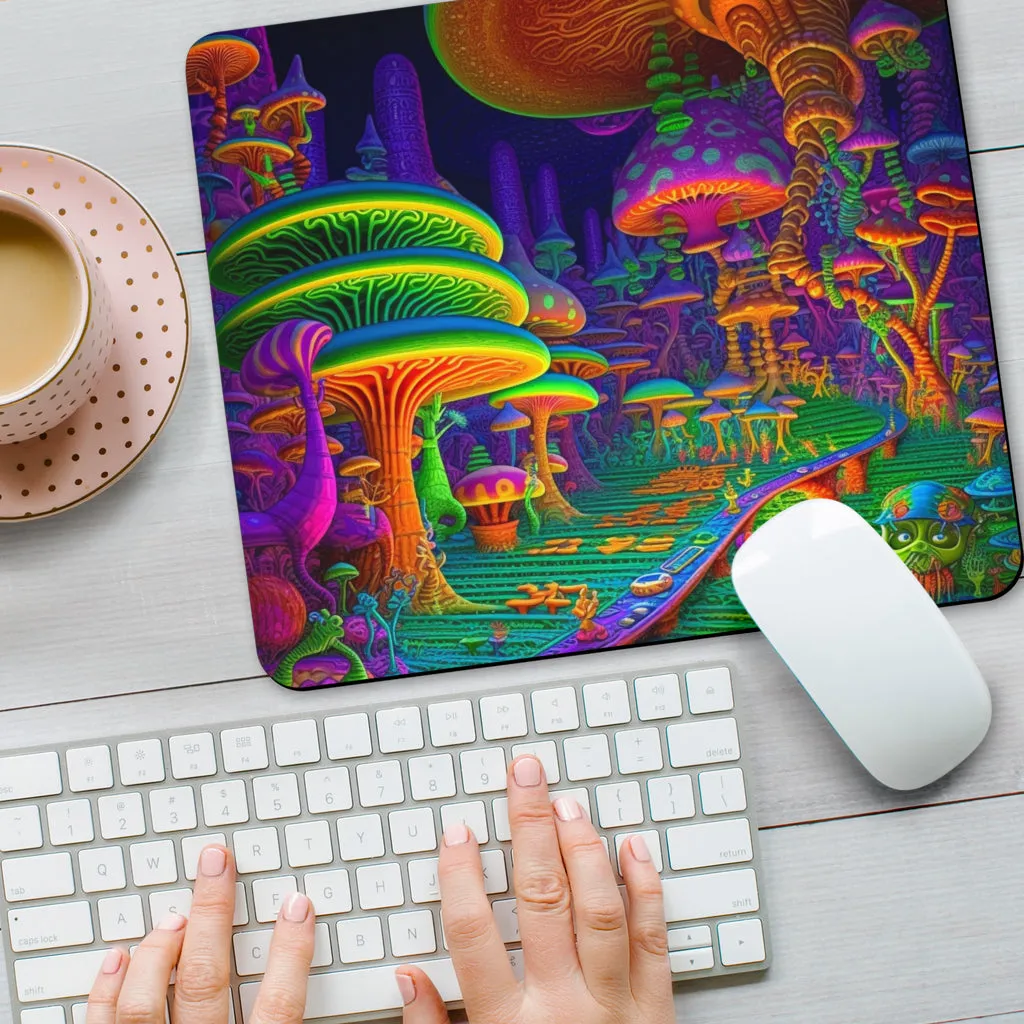 THE LAND OF GIZMOS MOUSE PAD | ACIDMATH AI