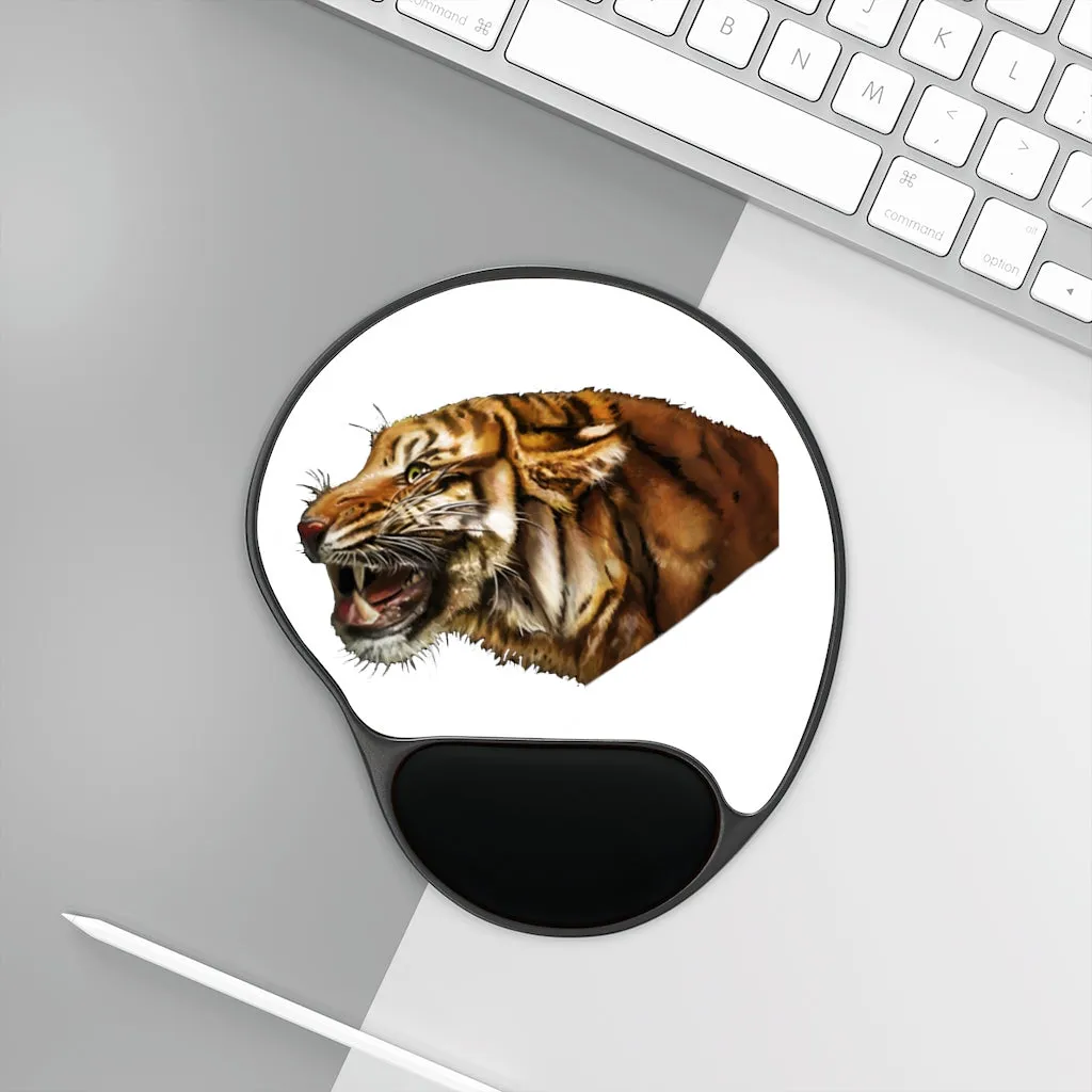 Tiger Mouse Pad With Wrist Rest