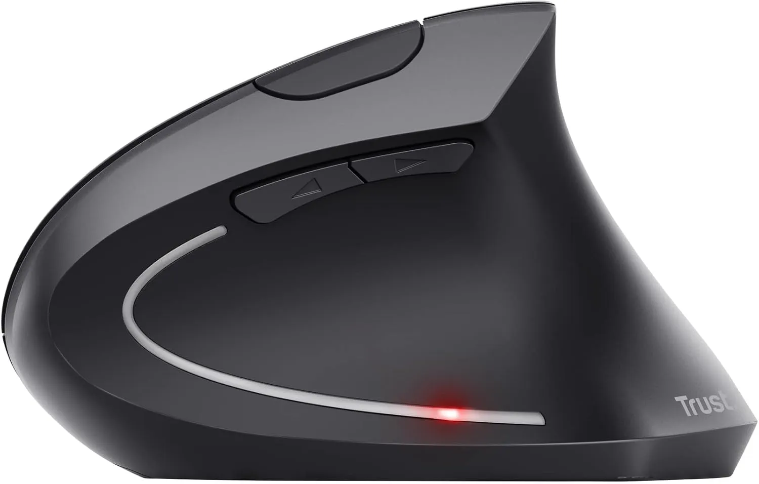 Trust Verto Wireless Ergonomic Mouse - Vertical, 800-1600 DPI, USB Receiver - Black