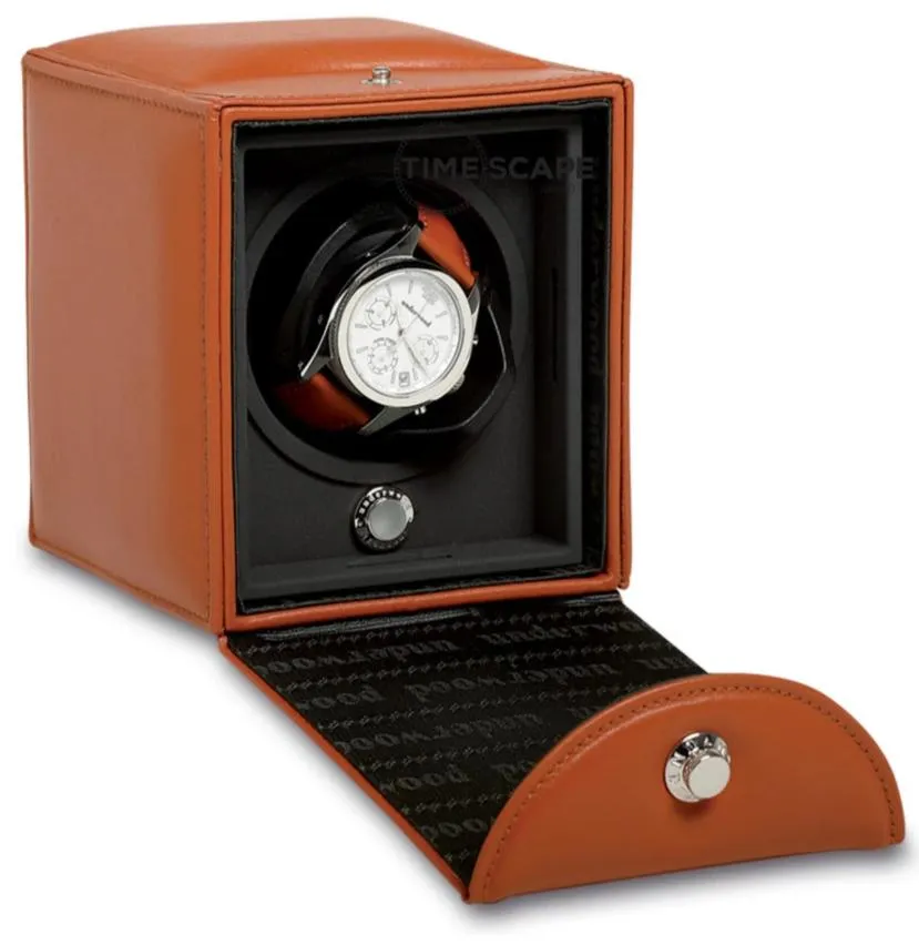 UNDERWOOD (LONDON) - Classic Leather Single Watch Winder | UN810/TAN