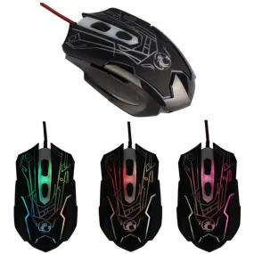 USB Optical Wired Mouse Gaming 6D Button 2000DPI  For Laptop PC