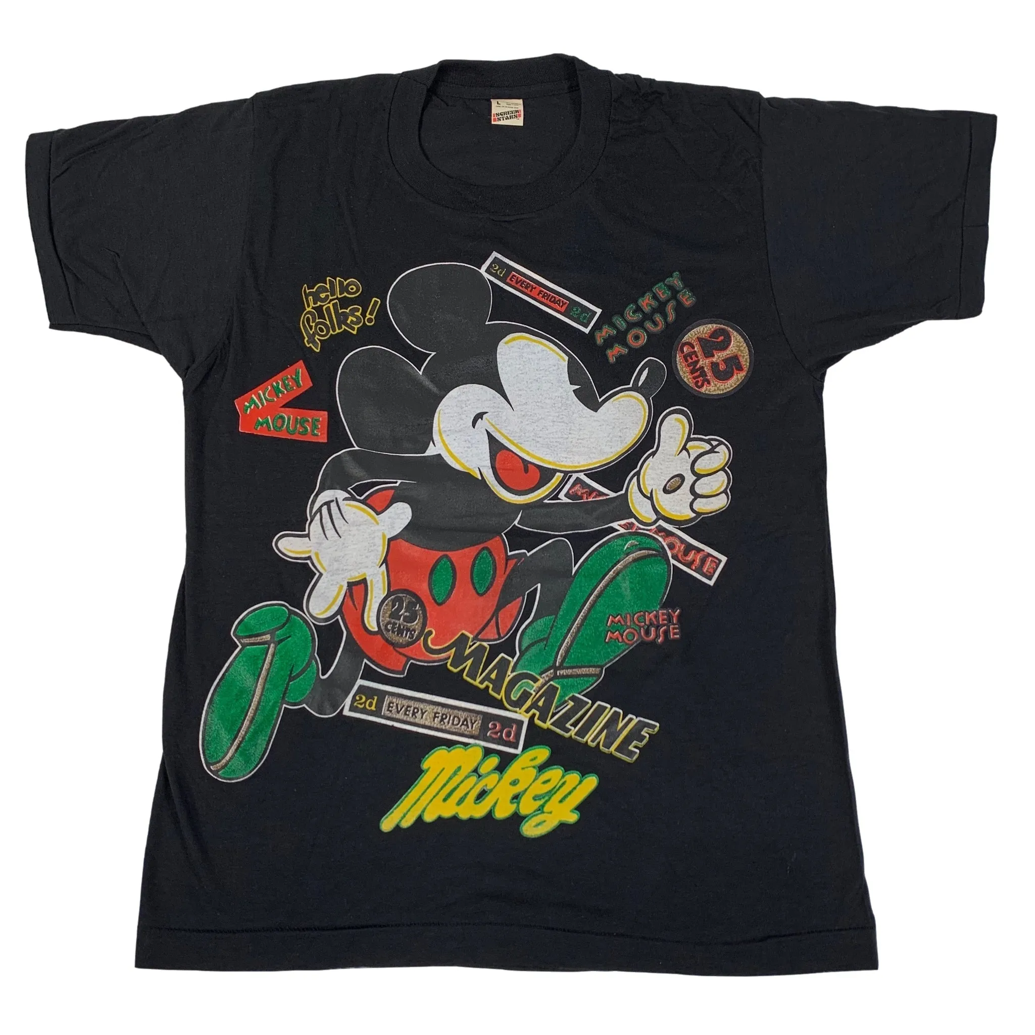 Vintage Mickey Mouse "Magazine" T-Shirt