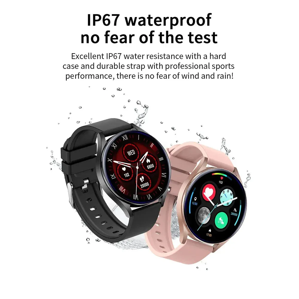 Watch 6 Business Smartwatch Men 1.32 Inch 128*160 Bluetooth Call Health Monitoring Alarm Clock Fashion Watch Women Multifunction