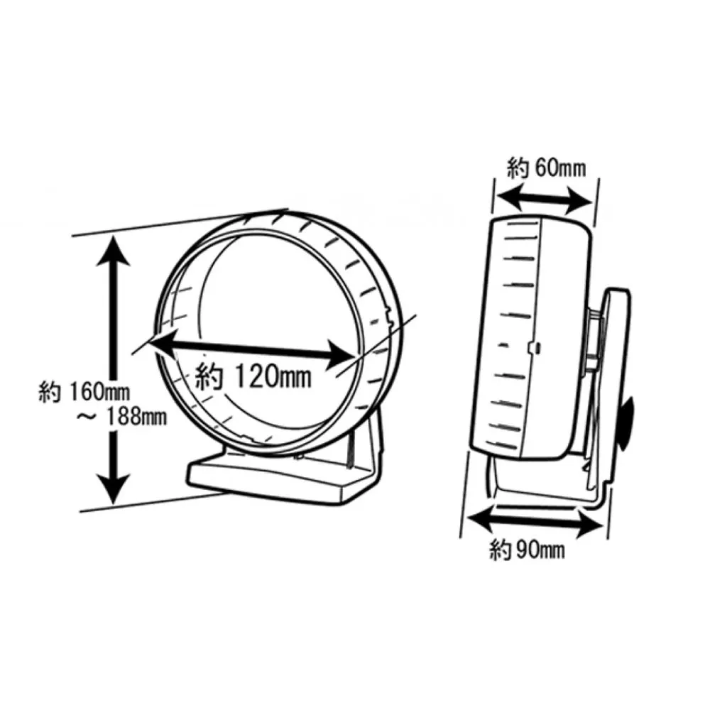 Wild Sanko Silent Wheel Flat 12 Hamster Wheel