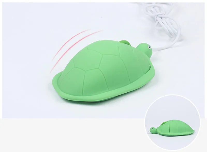 Wired Turtle Computer Mouse