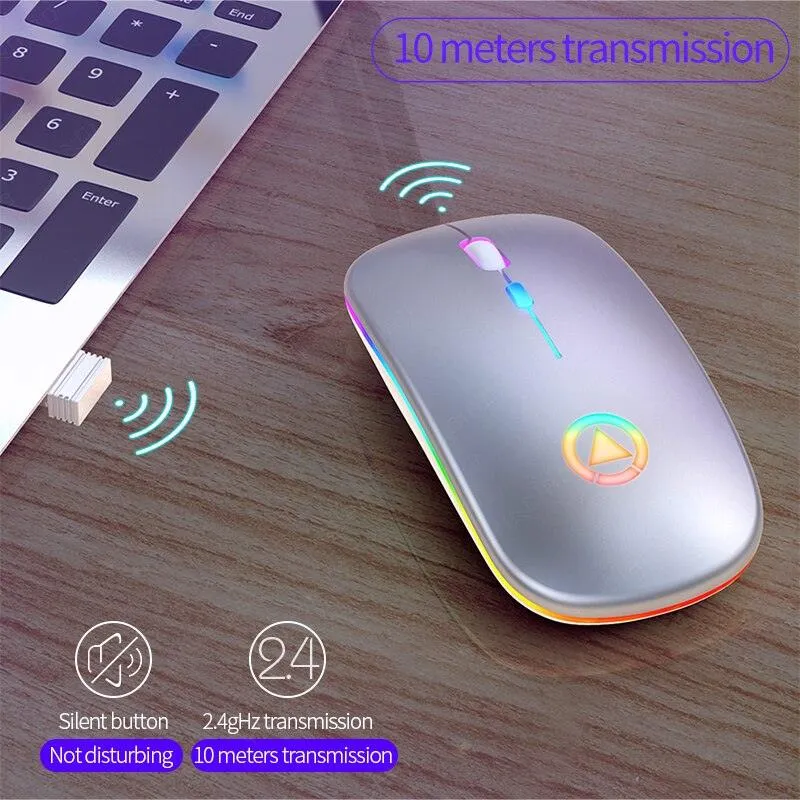 Wireless Mouse Rechargeable Mouse