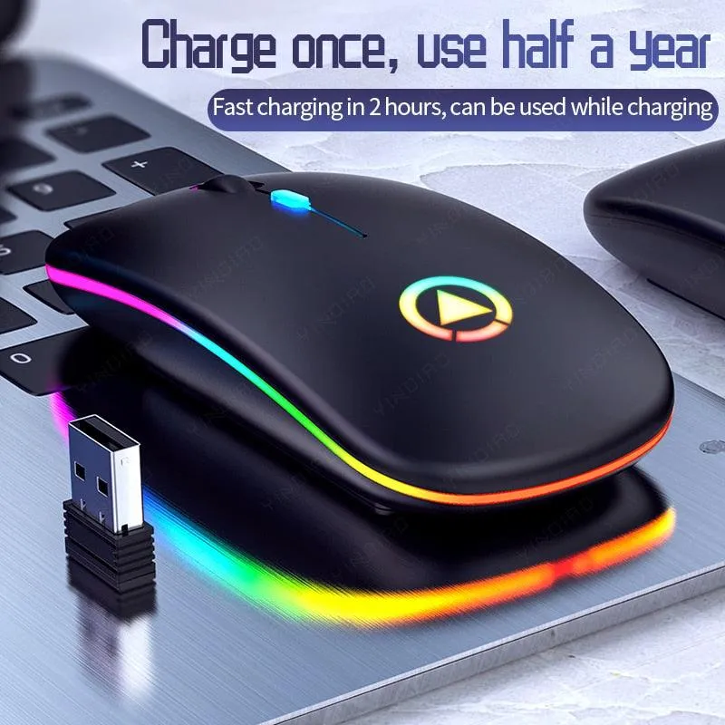 Wireless Mouse Rechargeable Mouse