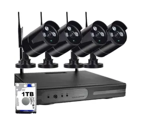 Wireless security Camera system 4 Channel 2MP