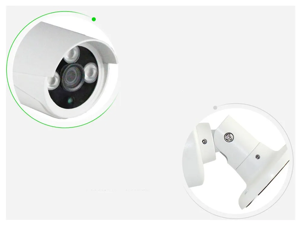 Wireless Security Camera system with 4 Cameras