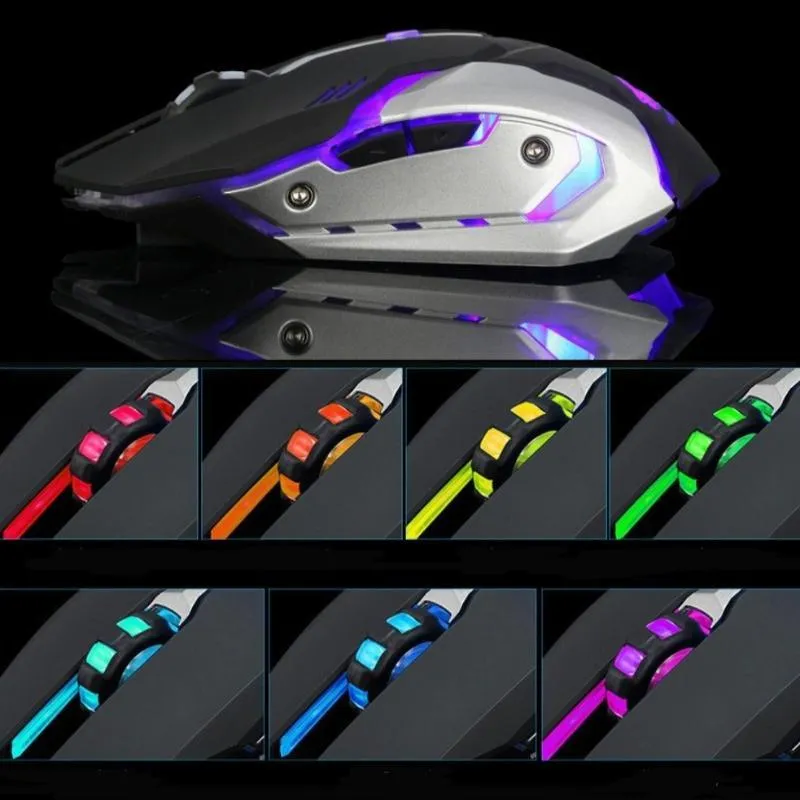 Wireless Silent LED Gaming Mouse