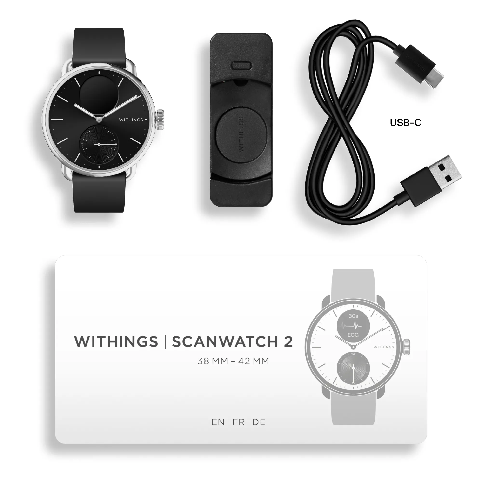 Withings  Scanwatch 2 38Mm Black