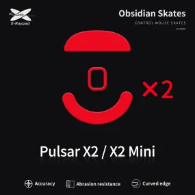 X-Raypad Obsidian Mouse Skates for Pulsar X2 / X2 Mini / X2V2 / X2V2 Mini / X2H / X2H Mini