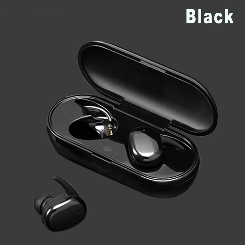 Y30 BT5.0 True Wireless Headphones Mini TWS Earbuds Sweatproof Sport Headset In-ear Earphone with Mic Charging Case Touch Control